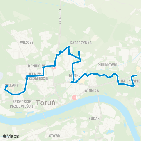 MZK Toruń  map