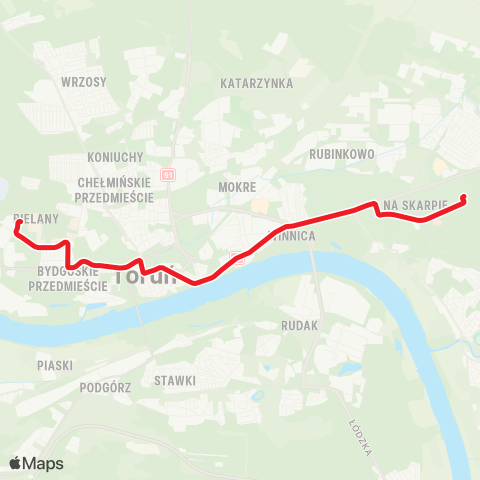 MZK Toruń  map