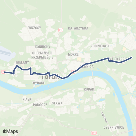 MZK Toruń  map
