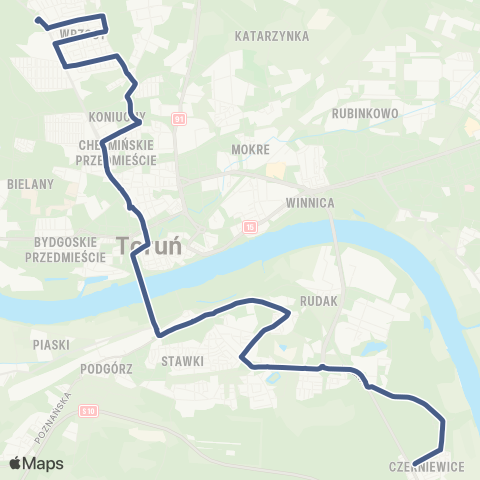 MZK Toruń  map