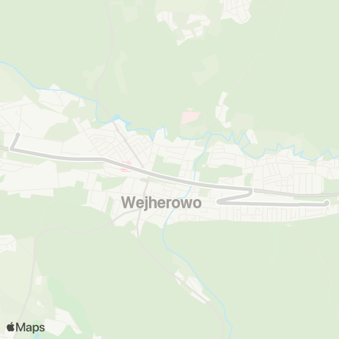 MZK Wejherowo Wejherowo Budowlanych — Wejherowo Budowlanych map