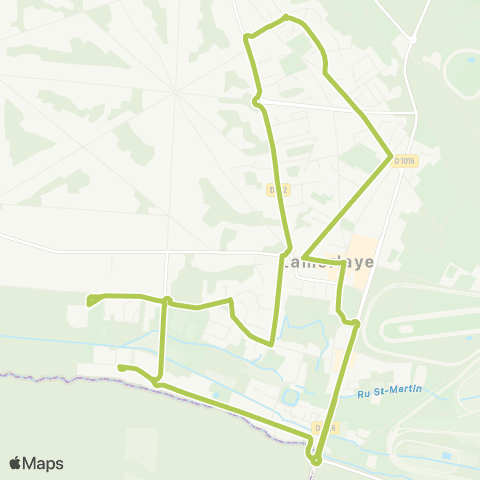 Aire'MOB Lamorlaye Centre-Ville map