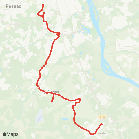 Nouvelle-Aquitaine Cars 33 Bordeaux Peixotto - la Brede map