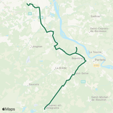 Nouvelle-Aquitaine Cars 33 Bordeaux Peixotto - St Symphorien map