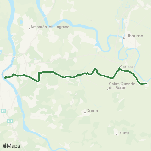 Nouvelle-Aquitaine Cars 33 Bordeaux Stalingrad - Branne par Sallebo map