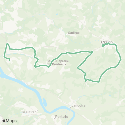 Nouvelle-Aquitaine Cars 33 Collège de Creon map