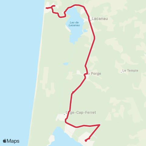 Nouvelle-Aquitaine Cars 33 Lycée Andernos map