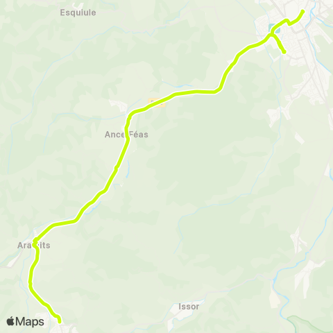 Nouvelle-Aquitaine Cars 64 Oloron - Arette map