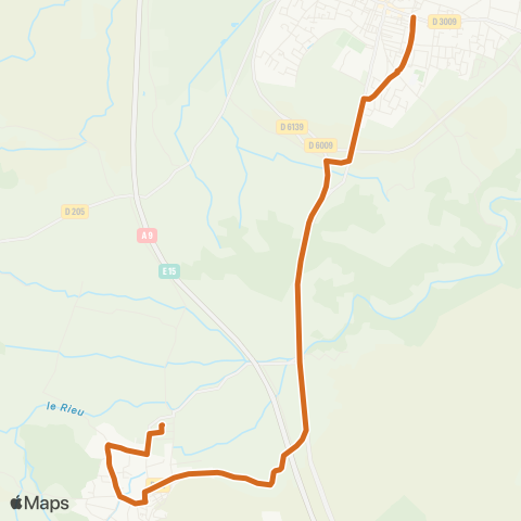 Citibus Roquefort-des-Corbières > Sigean > Narbonne map
