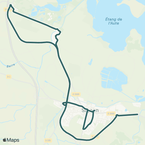 Citibus Ecarts-de-Sigean map