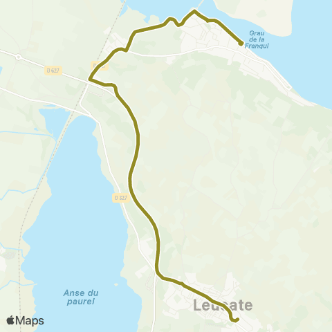 Citibus Ecarts-de-Leucate map