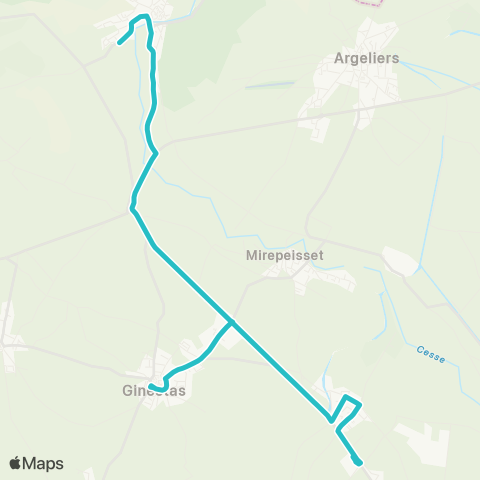 Citibus Bize-Minervois - Ginestas - Le Somail - Collège Marcelin Albert map