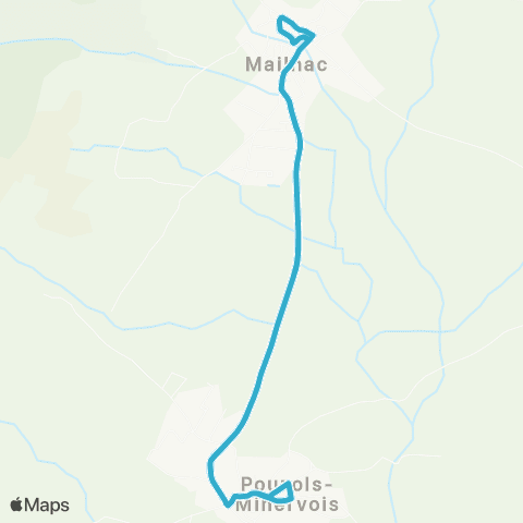 Citibus RPI - Mailhac / Pouzols-Minervois map