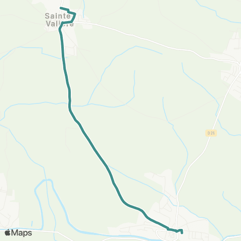 Citibus RPI - Ste-Valière / Ventenac-en-Minervois map