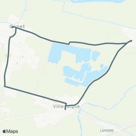 Citibus RPI - Canet-d'Aude / Raissac-d'Aude / Villedaigne map