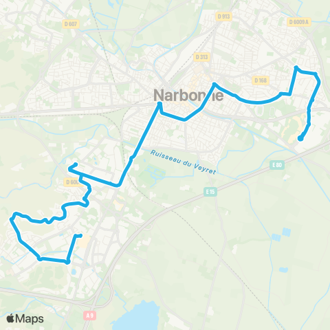 Citibus Ctre comm. la Coupe > Bonne Source map