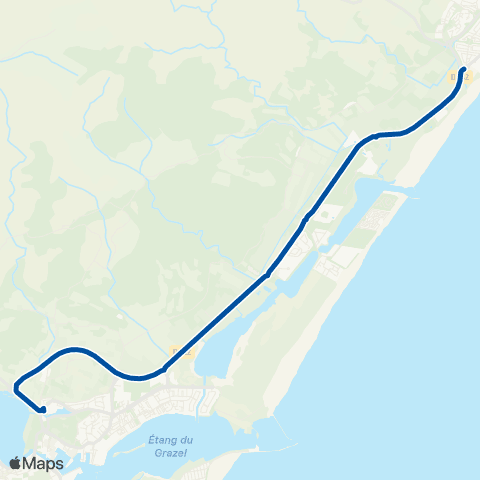 Citibus TAD Littoral map