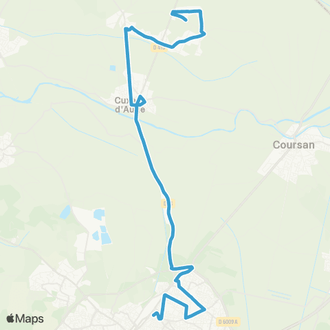 Citibus Ecarts de Cuxac d'Aude - Cuxac d'Aude - Narbonne map