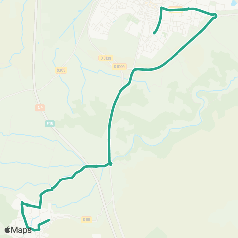 Citibus Roquefort-des-Corbières - Sigean map