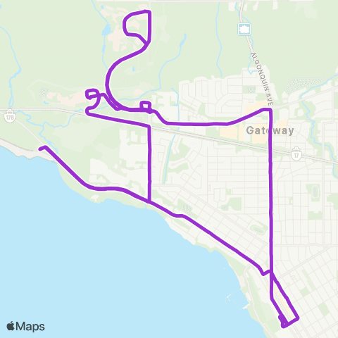 North Bay Transit Campus Special map