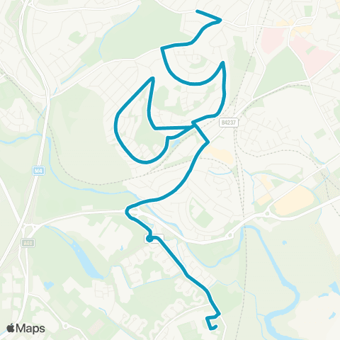 Newport Bus St John Baptist Church - The John Frost Sch map