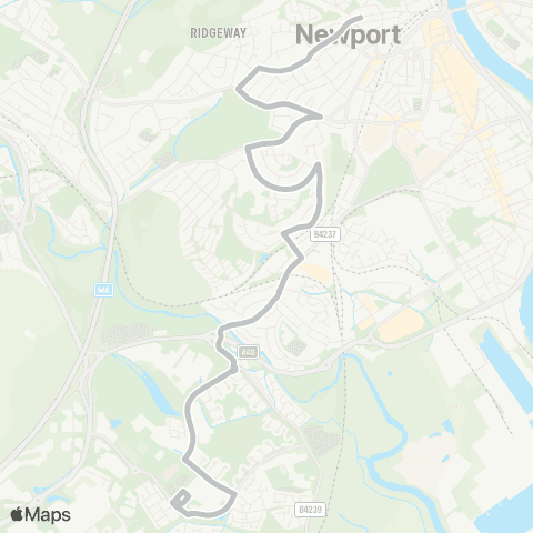 Newport Bus Fields Nursing Home - St Joseph`S Rc HS map