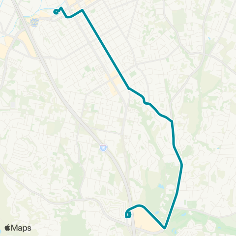 NCTD BREEZE Rapid:  ETC - Del Lago TC map