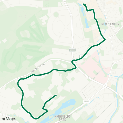 Nottingham City Transport Jubilee Campus - Union Shop map