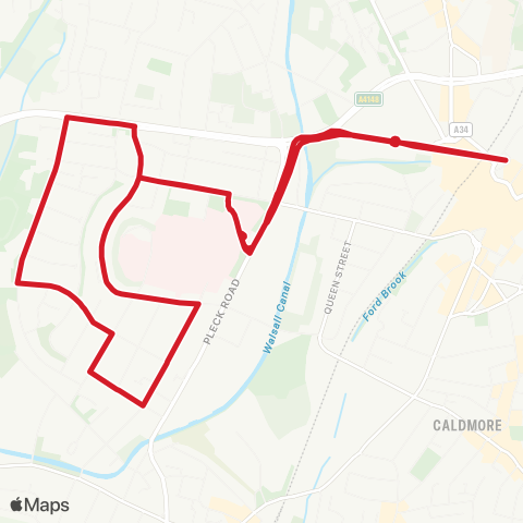 National Express West Midlands Walsall Bus Sta - Walsall Bus Sta map