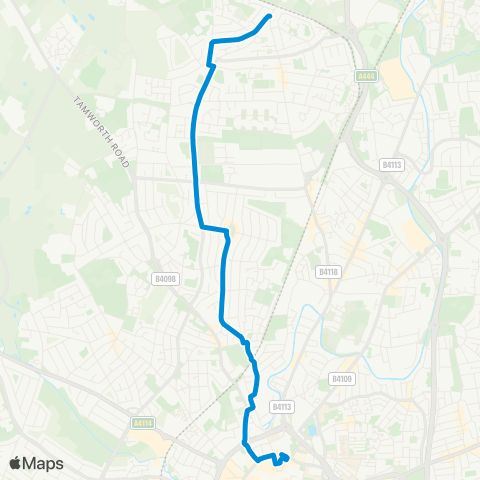 National Express Coventry  map