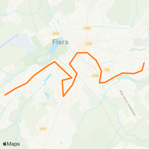 Némus Flers Europe - Flers Les Vallées map