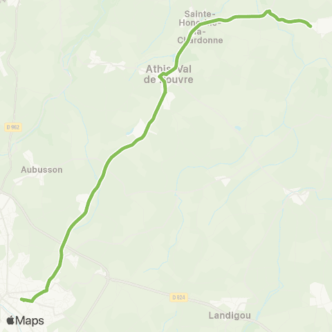 Némus - Scolaire Ste Honorine Athis map