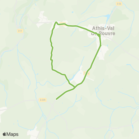 Némus - Scolaire Athis de l'Orne map