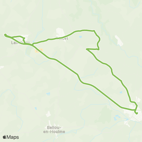 Némus - Scolaire Ste Opportune - Briouze map
