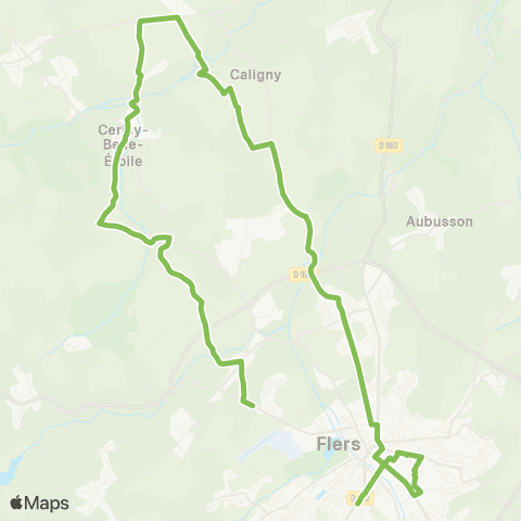 Némus - Scolaire Caligny - Flers map