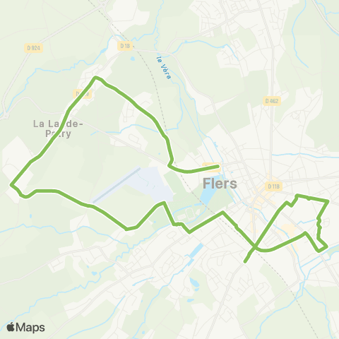 Némus - Scolaire La Lande Patry - Flers map