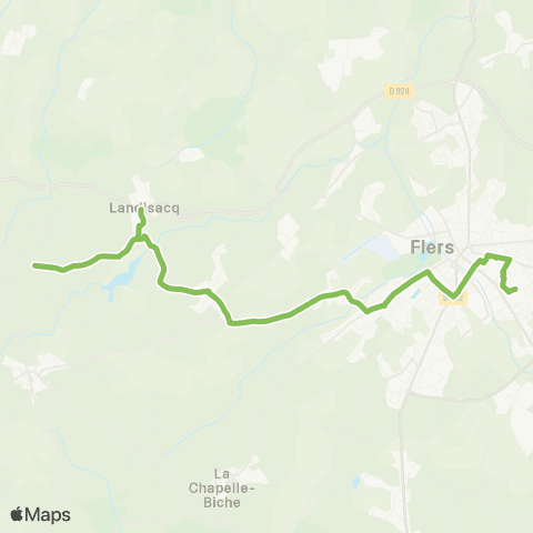 Némus - Scolaire Landisacq - Flers map
