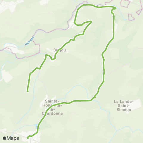Némus - Scolaire Cahan - Athis Val de l'Orne map