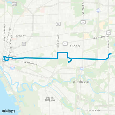 NFTA William map