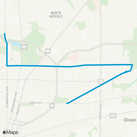 NFTA Delavan map