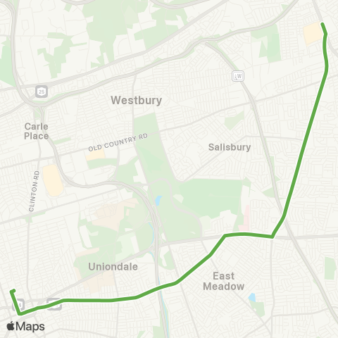 NICE Bus Front St / Newbridge Rd map