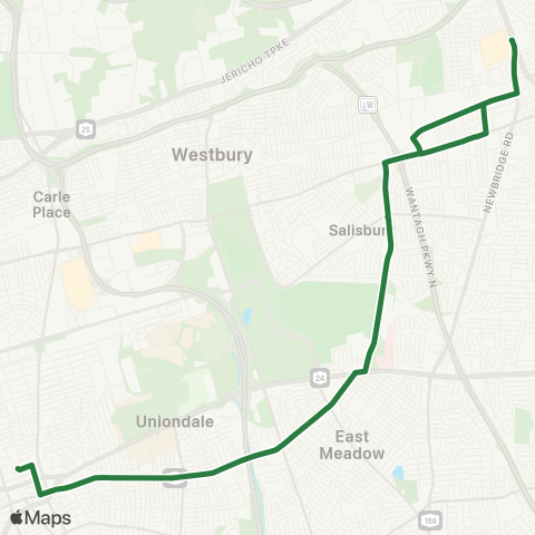 NICE Bus Front St / Carman Av map