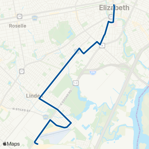 NJ Transit Tremley map