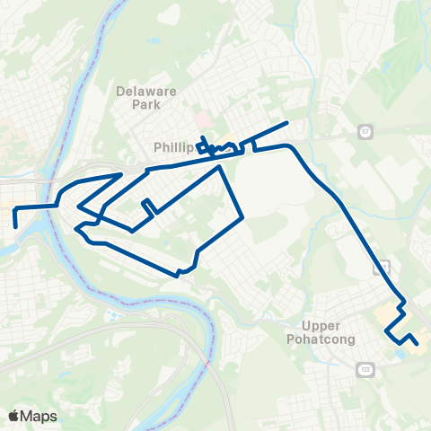 NJ Transit Heckman map