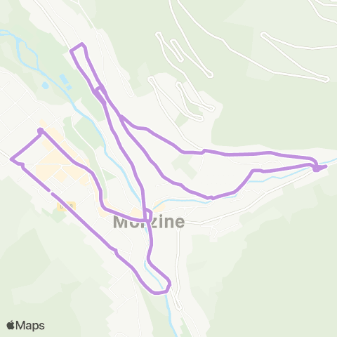 Navettes Morzine-Avoriaz Le Pléney - Les Udrezants map