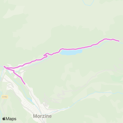 Navettes Morzine-Avoriaz Montriond bis - Cimetière - Ardent map