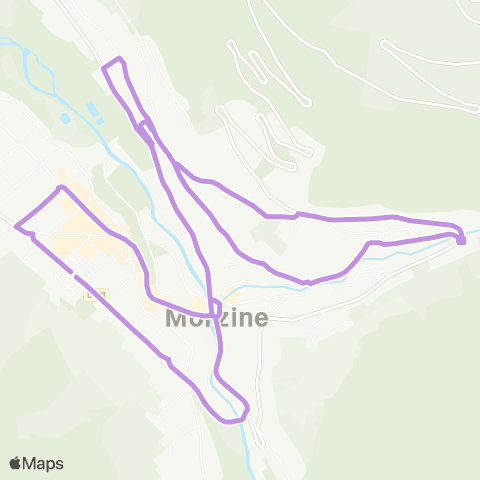 Navettes Morzine-Avoriaz  map