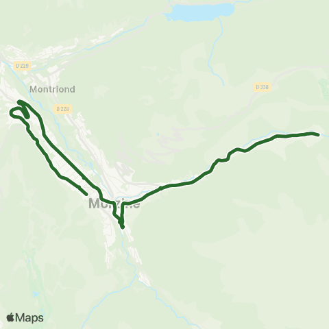 Navettes Morzine-Avoriaz  map