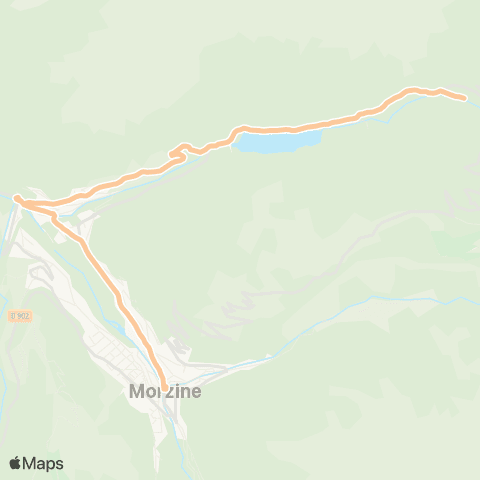 Navettes Morzine-Avoriaz Mbis map