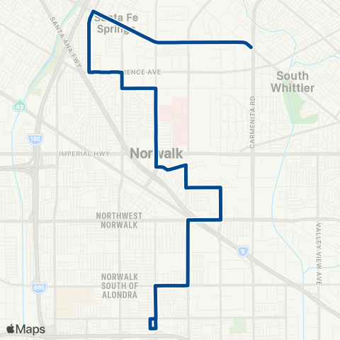 Norwalk Transit Gateway Plaza / Norwalk / 166th Street map